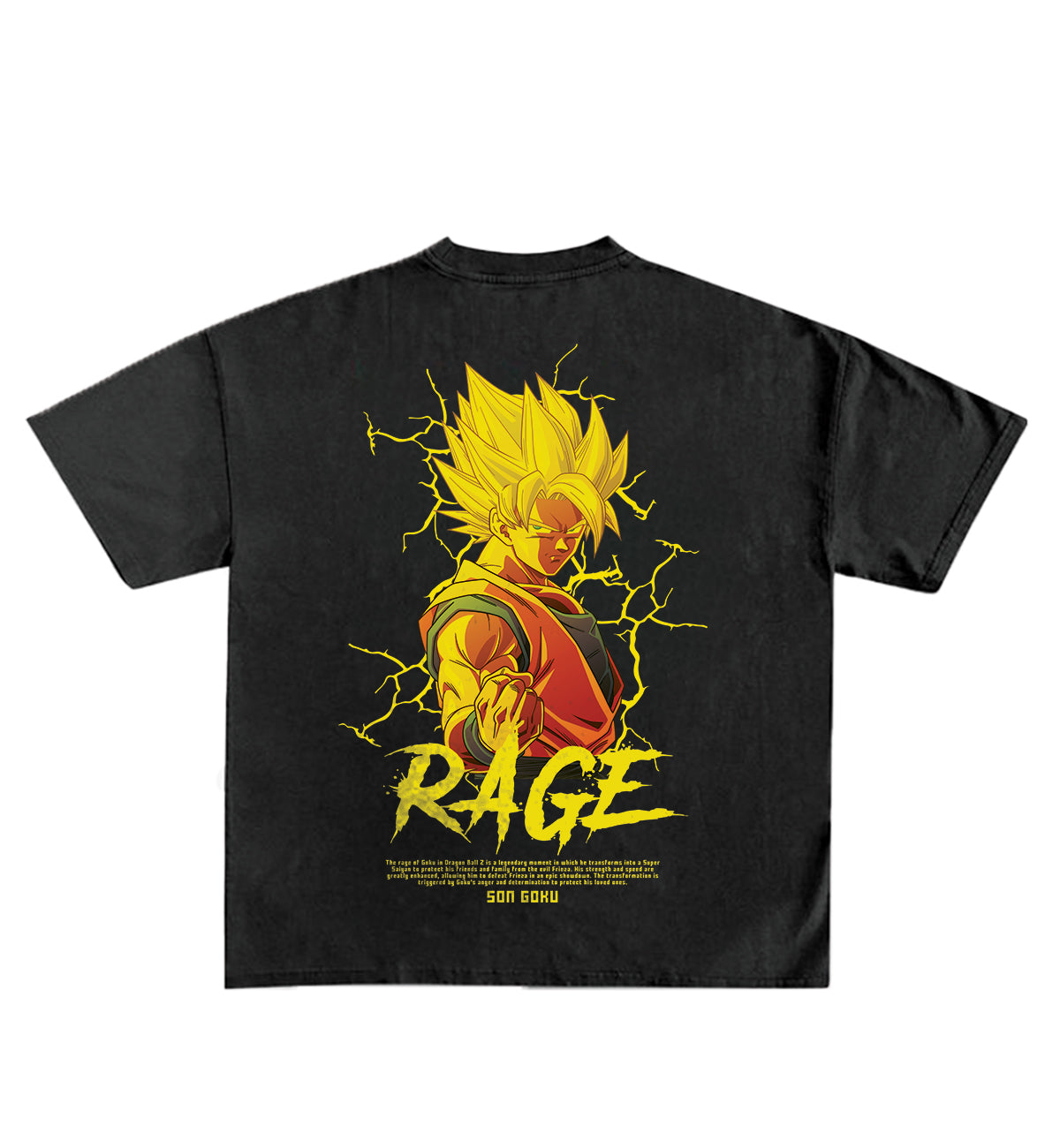 Goku Designed Oversized Tee