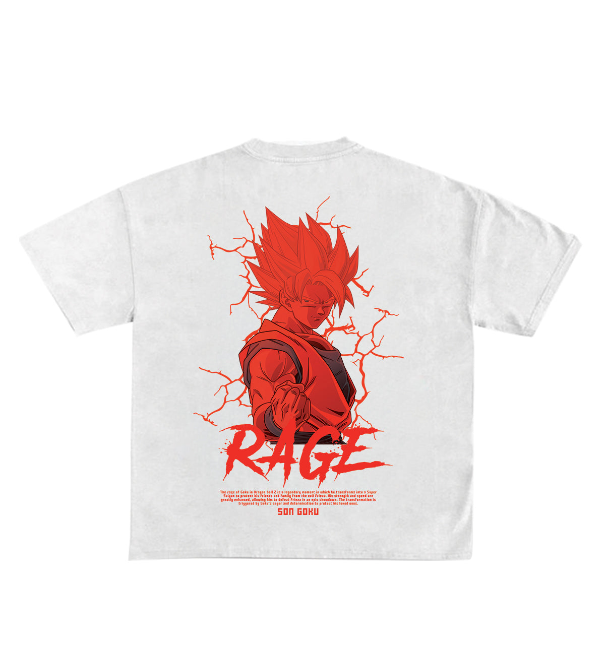 Goku Designed Oversized Tee