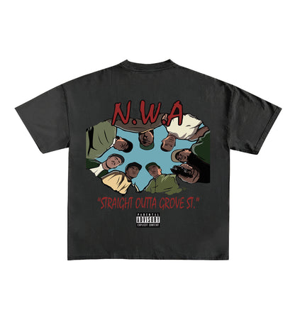 N.W.A Designed Oversized Tee