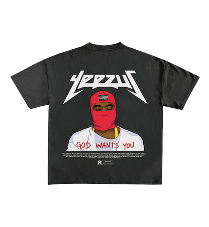 Yeezus Designed Oversized Tee