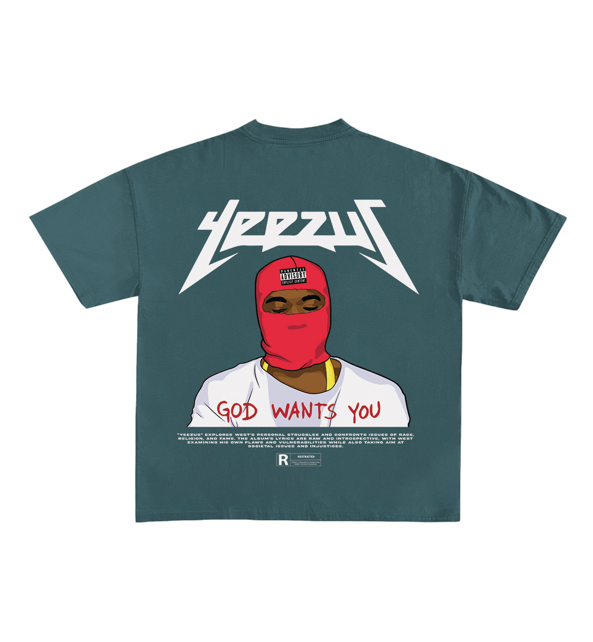 Yeezus Designed Oversized Tee
