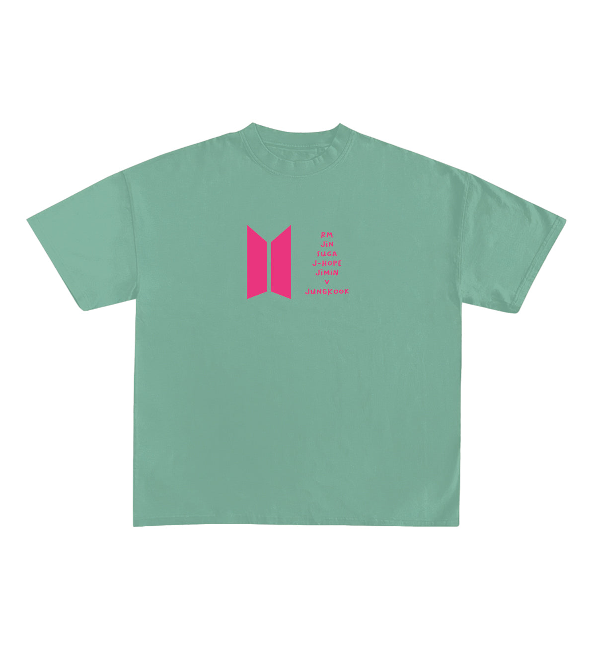 K Pop BTS Designed Oversized Tee