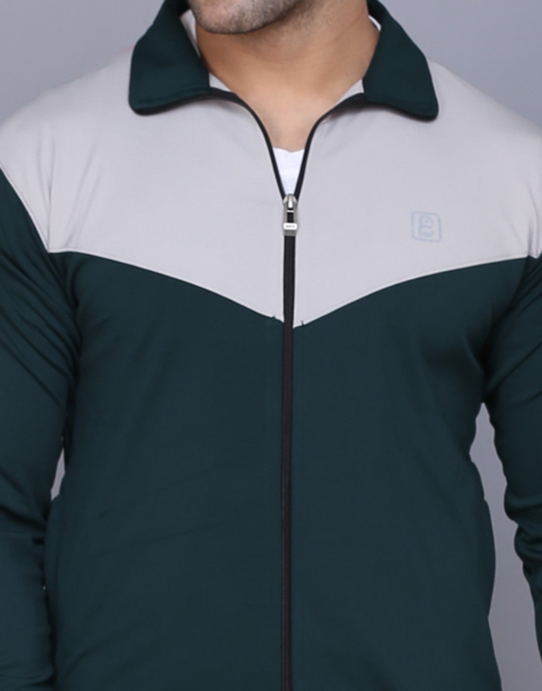 Bottle Green & Red TrackSuit