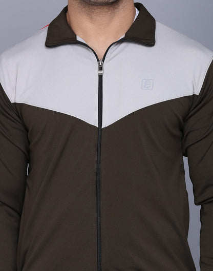 Olive & Red Tracksuit