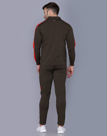Olive & Red Tracksuit
