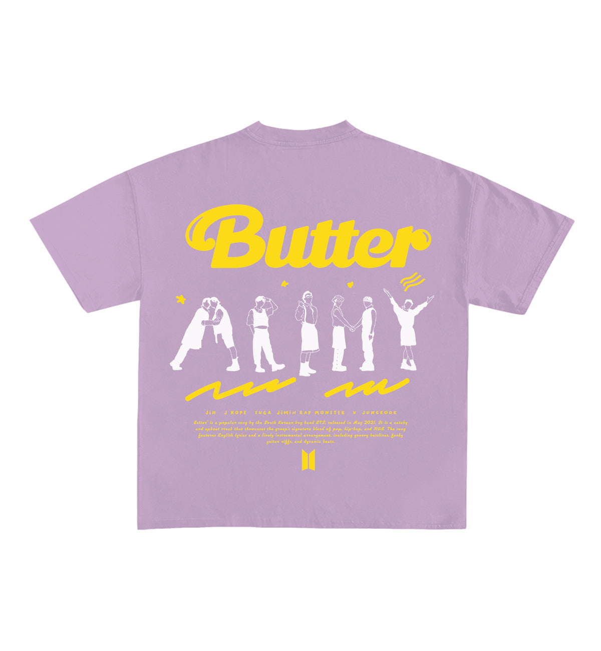 BTS Butter Designed Oversized Tee