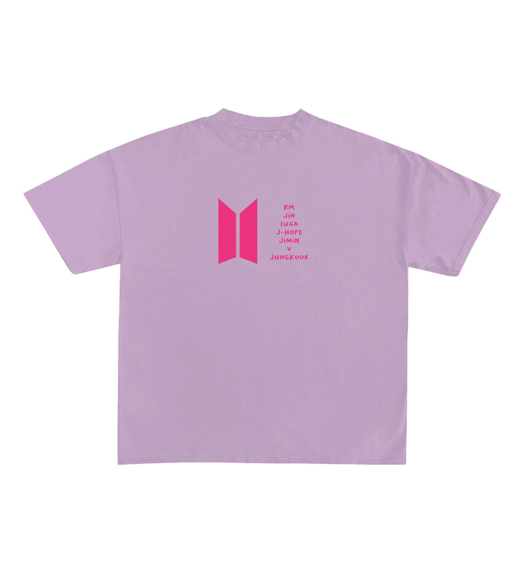 K Pop BTS Designed Oversized Tee