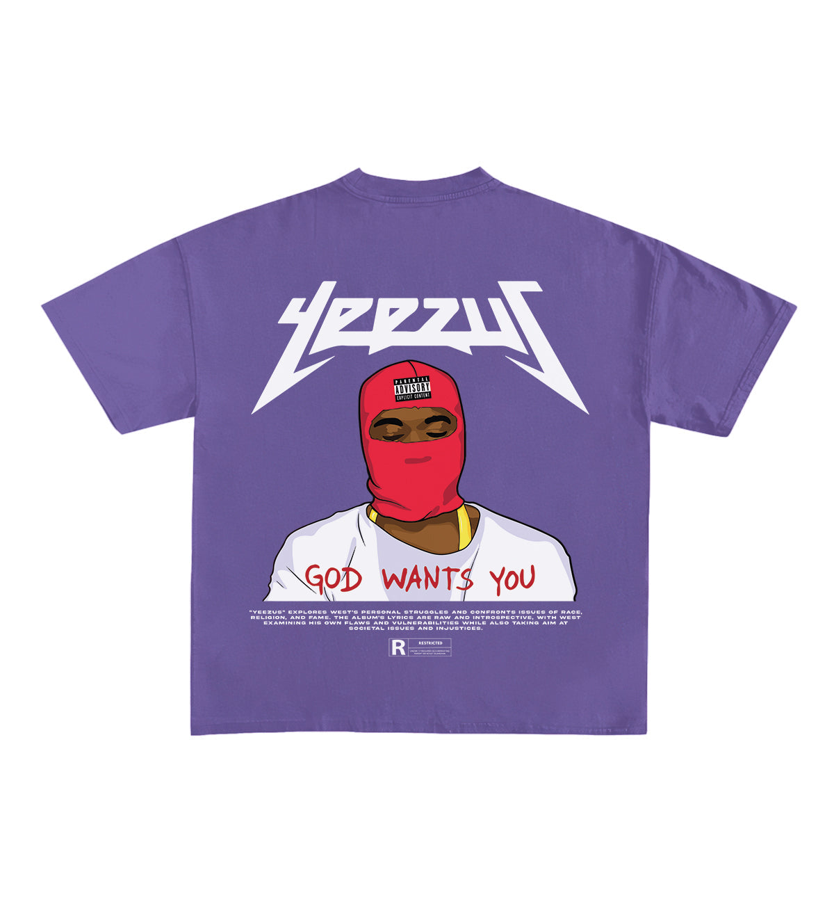 Yeezus Designed Oversized Tee