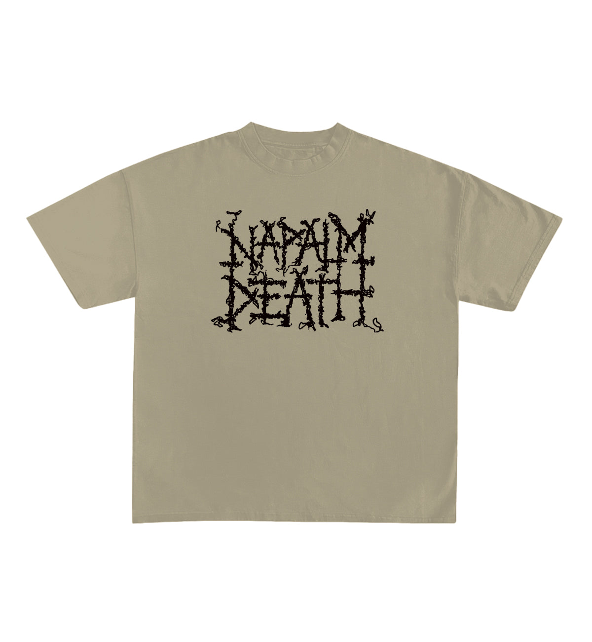 Napalm Death Designed Oversized Tee