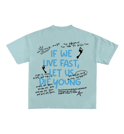 Run BTS Designed Oversized Tee