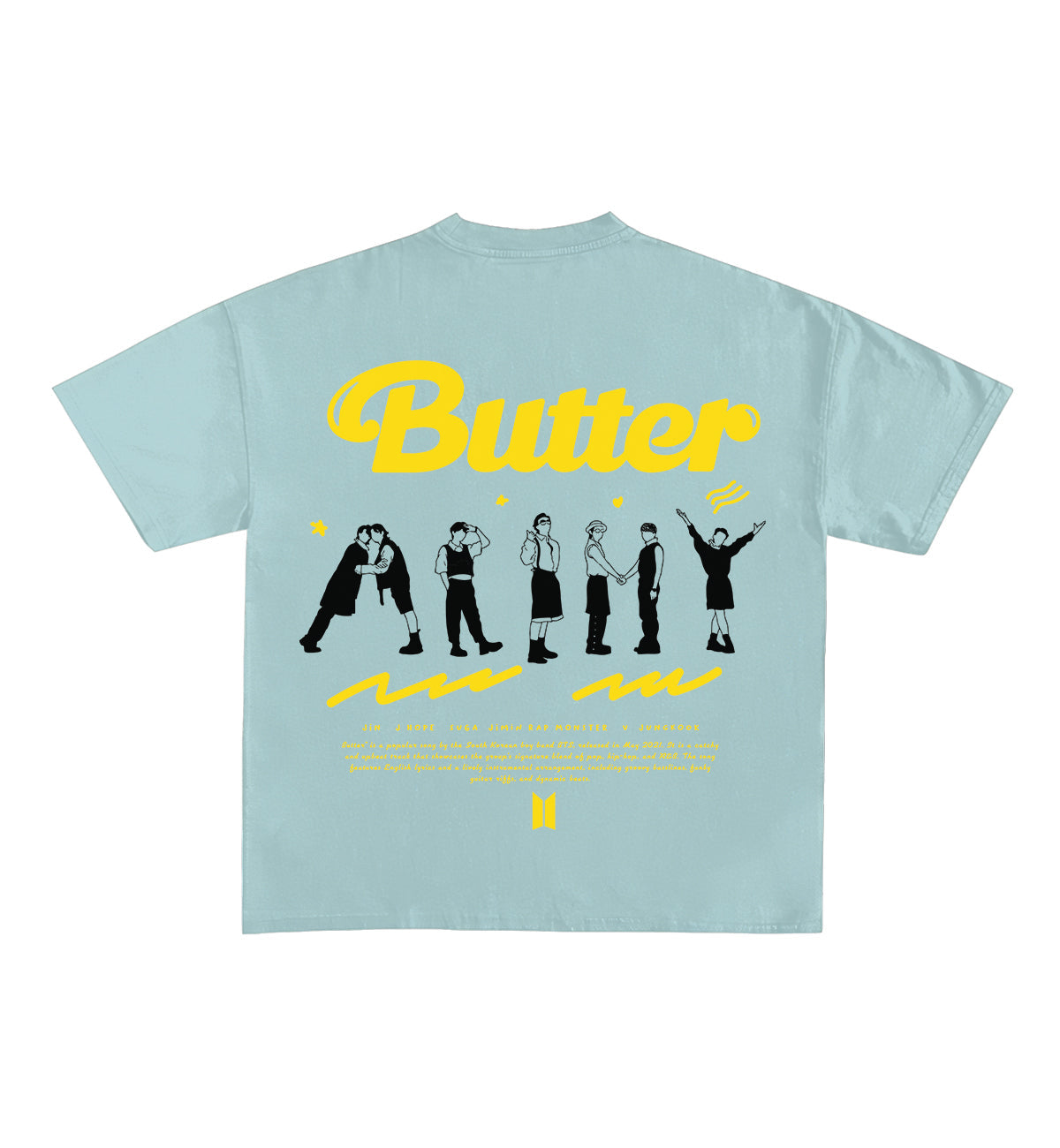 BTS Butter Designed Oversized Tee