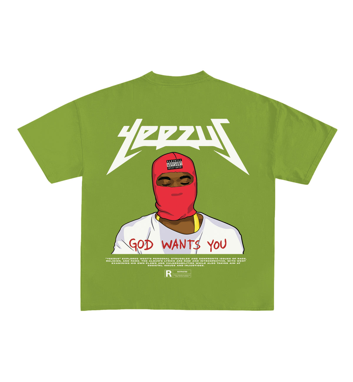 Yeezus Designed Oversized Tee
