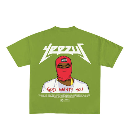 Yeezus Designed Oversized Tee