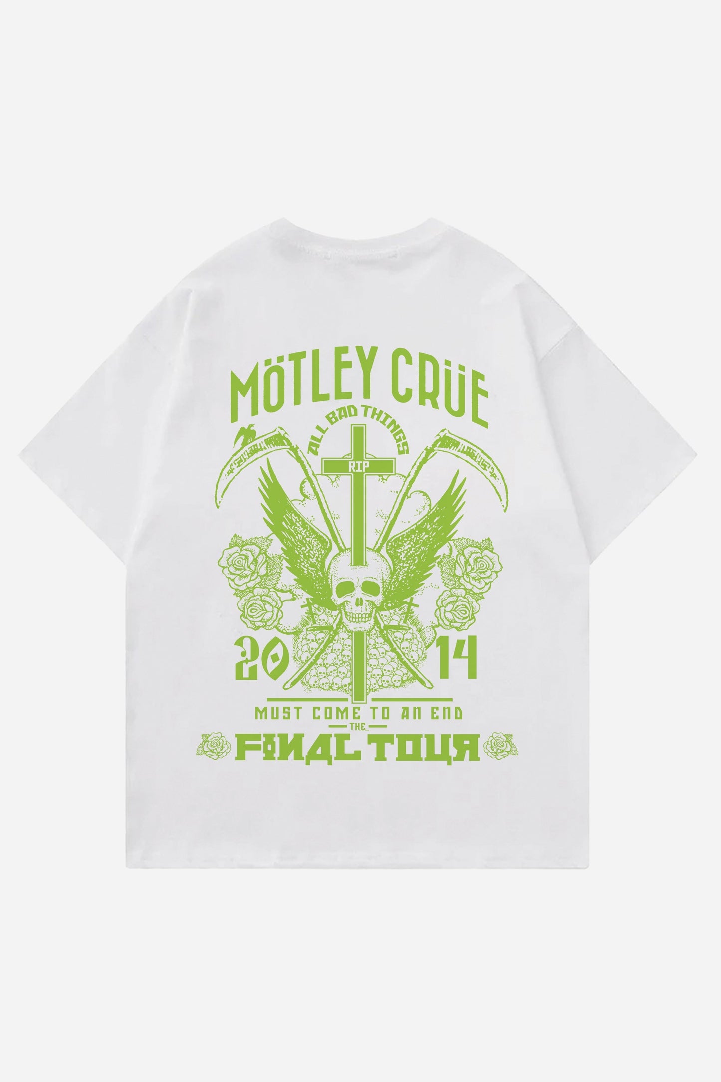 Motley Crue Designed Oversized T-shirt