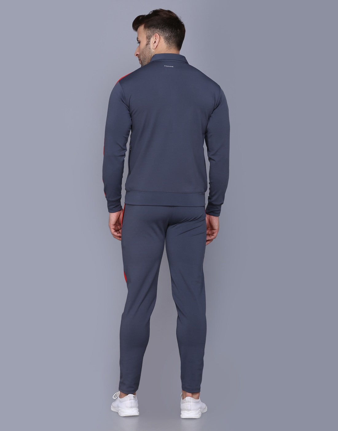 Dark Grey & Red Tracksuit