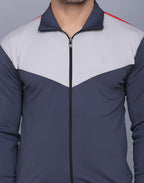 Dark Grey & Red Tracksuit