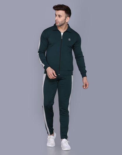 Bottle Green & Grey Tracksuit
