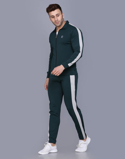 Bottle Green & Grey Tracksuit
